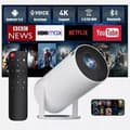 5G 4K Projektor Smart HD LED WiFi Bluetooth HDMI. USB Android Kontor Hemmabio