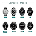 Miniatyrbillede 2 af 5: QD-Oplader kompatibel med Suunto 3 Fitness, Suunto 5, Traverse, Kailash, Spartan Trainer, Ambit 1 2 3 - USB-ladekabel 100cm