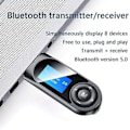Pikkukuva 3 / 5: Bluetooth-lähetin ja -vastaanotin Näkyvä USB 5.0 Bluetooth-sovitin PC:lle TV-kuulokkeille