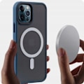 Miniatyrbillede 5 af 5: \"QD\"Tech-Protect Magmat Magsafe Mobilcover iPhone 13 Pro Max Mat Sort Sort