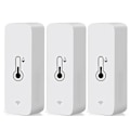 Miniatyrbilde 1 av 4: 3x Tuya Wifi innendørs temperatur- og fuktighetssensor termometer hygrometer˜QD