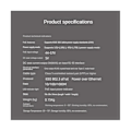 Miniatyrbilde 4 av 5: QD-Gigabit PoE-splitter 5v3a 1000mbps Typ-C Power Over Ethernet for IP-kamera