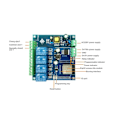 Pikkukuva 2 / 5: AC 220V/DC 5-30V Virtalähde ESP32 WIFI Bluetooth BLE Nelisuuntainen Relemoduuli ESP32-WROOM Kehityskortti 1/O Portti