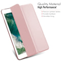 Miniatyrbild 4 av 5: [QD] Ultra Slim Smart Case med gummerad flexibel TPU-baksida, automatisk sömn/väckning och visnings-/skrivstativ för iPad Mini 5 - All rose gold