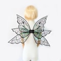 Miniatyrbilde 5 av 5: [QD] Nya Fjärilsvinger for Voksne Kostymer Glitter Gjennomsiktige Vinger Sommerfugl Halloween Alvekostyme Engelvinger for Kvinner Jenter