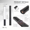Pikkukuva 3 / 5: \"QD\"P400 RGB LED -videovalo 2500-6500K LED-valokuvausvalo OLED-näyttö, 0-100% säädettävä kirkkaus, 2500mAh sisäänrakennettu akku, 12 valaistuskohtausta