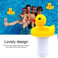 QD-Automatisk poolrenser til pool, klordispenser i form af en and, flydende til spa-pool
