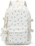 Women's Backpack with Floral Pattern – Laptop Backpack School Bag for Work & Studies B