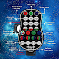 Miniatyrbilde 4 av 5: DJ Disco Scenelys, LED Lydaktivert Lys RGB Flash Strobe Projektor med Fjernkontroll