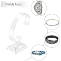 Miniatyrbilde 5 av 5: Transparent Armbåndsstativ for Klokker - Smykkestativ (4 stk)˜QD