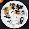 Miniatyrbillede 5 af 5: \"QD\" 7-delt Halloween-kageforme - Rustfrit stål