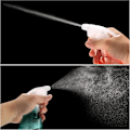 Miniatyrbillede 3 af 4: #QD# 2-pak 500 ml sprayflasker - plast - Mister Sprayer - Til rengøring i hjemmet, have, frisør, planter, blomster - pink/grøn
