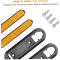 Miniatyrbilde 3 av 4: Reflekterende navkapsel for hjul Xiaomi M365 / Pro2 / 1S elektrisk sparkesykkel*QN