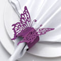 Miniatyrbilde 3 av 5: \"QD\" 50 stk Serviettholder, Engangs Serviettholder, Serviettspenner for Bordplassering, Bryllup, Fest, Jul
