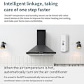 Miniatyrbillede 4 af 4: \"QD\"3x Tuya Wifi Temperatur- og fugtighedssensor indendørs termometer hygrometer