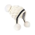Miniatyrbild 1 av 3: \"QD\" Knitted Beanie Hat with Fur Pom Pom
