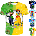 Pikkukuva 2 / 3: Super Mario 3D-painettu T-paita lapsille Pojat Topit - A A 110CM