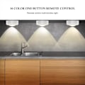 Miniatyrbilde 4 av 5: 6 stk. LED Spotlights 2 fjernkontroller RGB Design - Flerfargede_qq White Vit