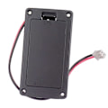 Miniatyrbild 1 av 5: 9V Platta Montering Gitarr Aktiv Pickup Batterilåda Batterilagerfodral för Elektrisk Gitarr