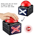 Miniatyrbilde 3 av 5: 4 stk. Spillbuzzere, Spillbuzzer Alarmlyd Spillknapp Med Lys Trivia Quiz Got Talent Buzzer Spill