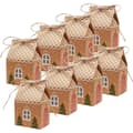 20 st julgranspresentaskar, presentaskar i kraftpapper, godispåsar, presentförpackning, dekoration för barn, flickor, pojkar, födelsedag, jul