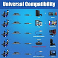 Pikkukuva 4 / 4: /QD/PS4 Peli Kuulokkeet Mikrofoni LED-valoilla ja Melua Vaimentavalla Mikrofonilla PS4, Xbox One, PC, Nintendo Switch - Sininen