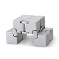 Pikkukuva 4 / 4: \"QD\" Fidget Spinner Rentoutus Infinite Cube Metalli Flip Kuutio Musta-V