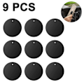 Pikkukuva 1 / 5: [QD] 9 kpl Mattamusta Puhelinpidikkeen Lisävarusteet Patch-40mm 3M-Liimapaperilla