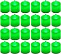 Flameless LED Tealights - 24 Pack - Green
