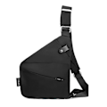 Miniatyrbillede 1 af 5: QD-2024 Ny Wander Anti-Tyveri Rejse Sling Bag Brysttaske Sort