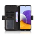Pikkukuva 3 / 3: \"QD\" Samsung Galaxy A22 5G Lompakkokotelo - Musta
