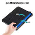 Miniatyrbillede 4 af 4: \"QD\" Tri-fold Cover til Lenovo Tab M10 Plus FHD - Sort