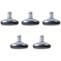 Miniatyrbilde 1 av 4: QQU-Kontorstol Erstatningshjul for kontorstol Svingbare hjul for fast base 7/16\" (11 mm) Diameter Stamme Passer de fleste kontorstoler