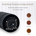 Miniatyrbild 3 av 5: Portable Electric Coffee Grinder, Mcbazel Electric Rechargeable Mini Coffee Grinder with Multiple Grind Settings - Black˜QD