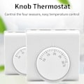 Miniatyrbillede 2 af 5: \"QD\" Rumtermostat, Universel Standard Rumtermostat, Mekanisk Rumtermostat, Energibesparende Mekanisk Temperaturkontrol