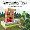 Pikkukuva 3 / 3: QD-My Magnetic World Blocks Rakennuslelut Pojille 6-12 Vuotta