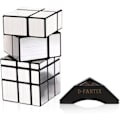 Pikkukuva 5 / 5: [QD] Magisk Kub 2x2x2 3x3x3 Palapeli Kuutio Peilikuutio Paketti Epäsäännöllinen Speedcube Epätasainen 3D Palapeli Kuutio Lelut Hopea (2-Pack)