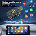 Miniatyrbilde 5 av 5: [QD] 2-i-1 Trådløs CarPlay Adapter Android Auto Trådløs Adapter Smart Mini Box USB Dongle Plug and Play WiFi Rask Tilkobling