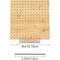 Miniatyrbild 2 av 4: \"QD\" Blockeringsbräda, blockeringsbrädor för virkning, rutor blockeringsbräda för stickning och virkprojekt, handgjord stickning med stickbas i trä
