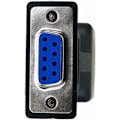 Pikkukuva 3 / 4: #QD#RJ45 - RS232, DB9 9-nastainen sarjaportti uros - RJ45 naaras Cat5e/6 Ethernet/LAN-jatkoadapteri (naarasliitin)