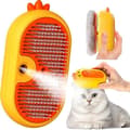 Steam Brush for Cat & Dog - Pet Grooming Brush with Steam & Self-Cleaning Function