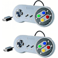Miniatyrbillede 1 af 3: QD-Kompatibel Kablet Controller til Nye Super Nintendo Nes/snes Classic Edition Mini 2017, Klassisk Spilcontroller db
