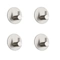 Självhäftande Väggkrokar i Rostfritt Stål, 4-pack