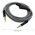 Pikkukuva 5 / 5: Kaapelin pituus 2,0 m Astro A40 TR Inline Mute Talkback -kaapelille, mikrofonilla, Xbox 1:lle, PS4:lle, Switchille ja useimmille älypuhelimille