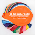 Miniatyrbillede 2 af 5: Perfekt til festen, Naturligt latexmateriale sikrer sikker leg, Robuste og holdbare balloner til gentagen brug, Perfekt til fødselsdag...