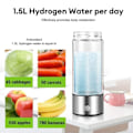 Miniatyrbillede 3 af 5: Hydrogenvand Generator Bærbar Vandioniserende Flaske Genopladelig USB 420ml