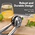 Miniatyrbillede 3 af 4: QU*H&S Manuel citronpresser – slidstærk – juicepresser, håndpresser, lime, citrus, frugtjuicer