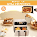 Miniatyrbild 3 av 5: Bakplåtspapper 100 st Bakplåtspapper Airfryer, bakplåtspapper för varmluftsfritös_qq