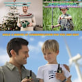 Miniatyrbillede 4 af 5: QD-2 stk Børne Walkie-Talkies 400 - 470mhz Mini - Radio 6 k