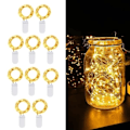 Miniatyrbild 1 av 5: 10-pack 1m Mini LED Ljusslinga Batteridriven Gul_qq
